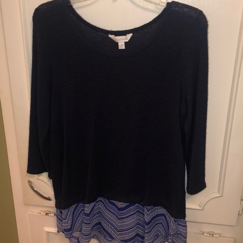 🛍️Blue sweater blouse